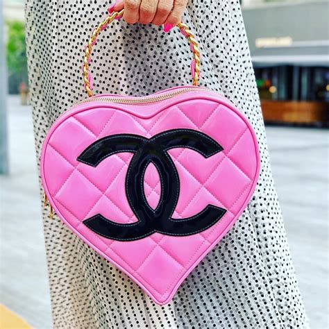 chanel pink bag heart|chanel crossbody bag pink.